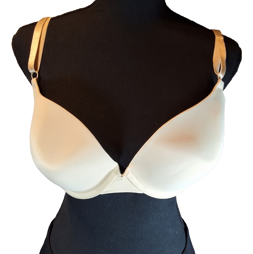 Beige Lightly Lined Tee Shirt Bra - The Perfect Everyday Comfort